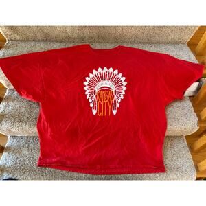 Kansas City Chiefs mens 5x red shirt